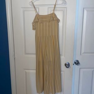 Yellow summer jumpsuit